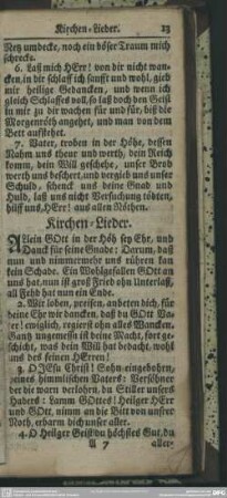 Kirchen-Lieder