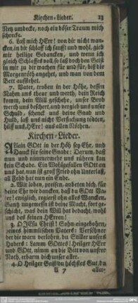 Kirchen-Lieder
