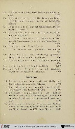 Keramik (Nr. 316-339)