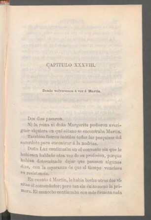Capítulo XXXVIII. - Donde volveremos á ver á Martin.