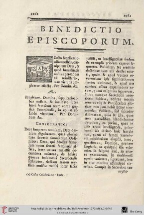 Benedictio Episcoporum