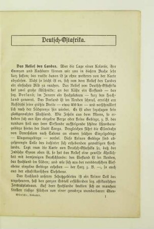 Deutsch-Ostafrika