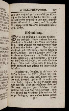 357-358, Es ist ein gefährlich Ding um ...