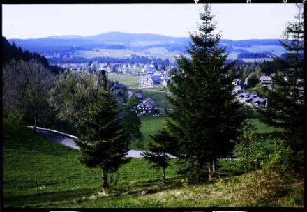 Hinterzarten: vom Kesslerhang auf Hinterzarten