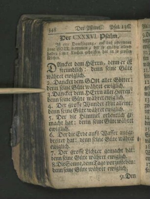 Der CXXXVI. Psalm. - Der CL. Psalm.]