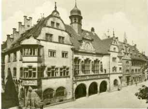 Freiburg i. Br., Rathaus. Postkarte