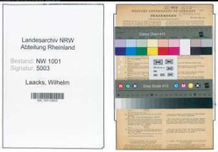 Entnazifizierung Wilhelm Laacks, geb. 15.08.1905 (Gastwirt)