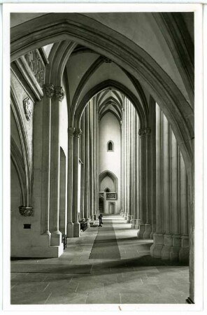 Meißen. Dom, Südl. Seitenschiff gegen Westen