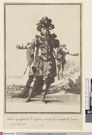 Habit representant le mistere au balet du triomphe de l'amour