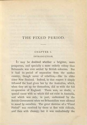 The fixed period : a novel