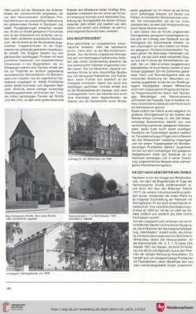 Die Zeit nach dem ersten Weltkrieg