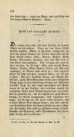 Fünf und vierzigste Homilie