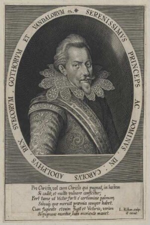 Bildnis des Carolvs Adolphvs, Rex Svecorvm