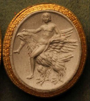 Die Entführung des Ganymed durch Jupiter (Daktyliothek, Erstes Mythologisches Tausend)