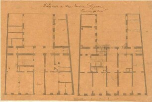 Reiffenstuel, Michael; München; Wohngebäude Gutleben - Grundriss EG, Grundriss 1. OG