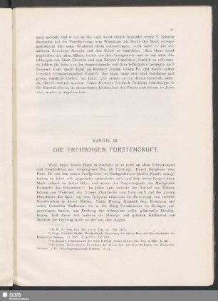 Kapitel III. Die Freiberger Fürstengruft