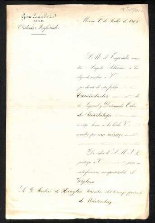 Handschriftliches Dokument