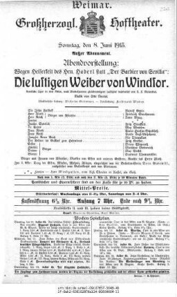 Die lustigen Weiber von Windsor