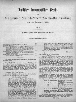 No. 3, 16. Januar 1890