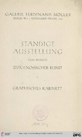 [Graphisches Kabinett]