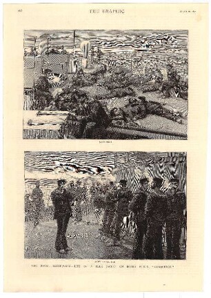 The Naval Manoeuvres - Life of a Blue Jacket on Board H.M.S "Conqueror".- Jack"s Siesta.- Jack"s Morning Pipe