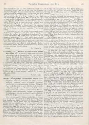267-269 [Rezension] Tetraeuangelium sanctum