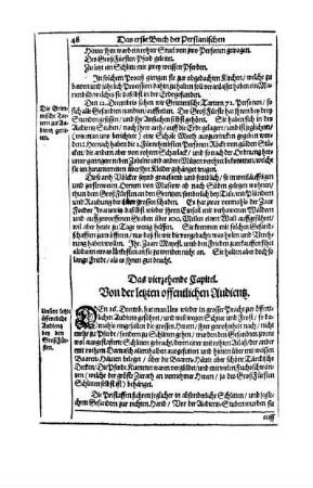 Das vierzehende Capitel. Von der letzten offentlichen Audientz.