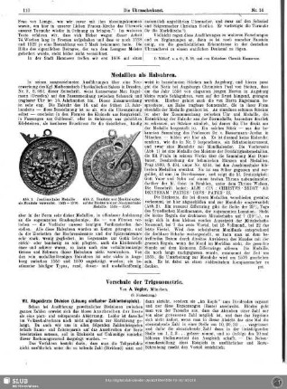 Vorschule der Trigonometrie (9. Fortsetzung)