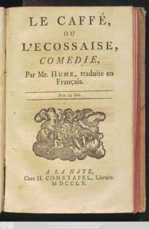 Le Caffé, Ou L'Ecossaise : Comédie