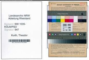 Entnazifizierung Theodor Kurth , geb. 05.09.1903 (Fabrikarbeiter)