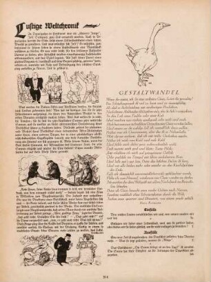 "Lustige Weltchronik" "Gestaltwandel"