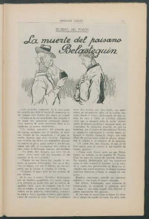 Veladas del fogón - La muerte del paisano Belasteguin