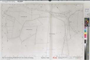 Affeln (Neuenrade), Altenaffeln (Neuenrade), Umlegung Affeln  Altenaffeln, Rahmenkarte Altenaffeln Flur 14