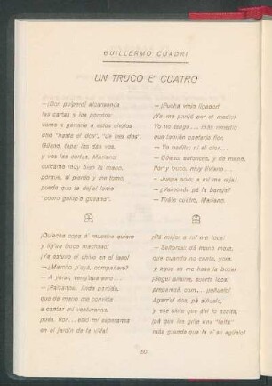 Un truco e' cuatro