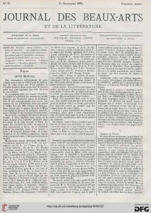 Nr. 17 (15 Septembre 1878)