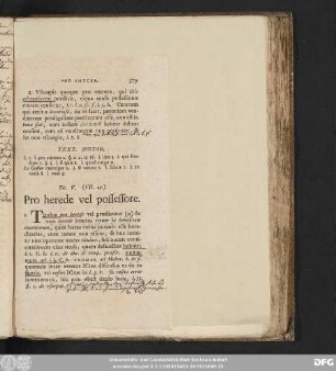 Tit. V. (VII. 29.) Pro herede vel possessore.