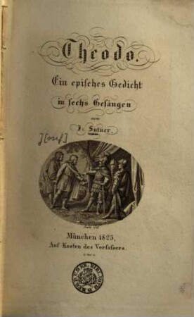 Theodo : ein episches Gedicht in 6 Gesängen