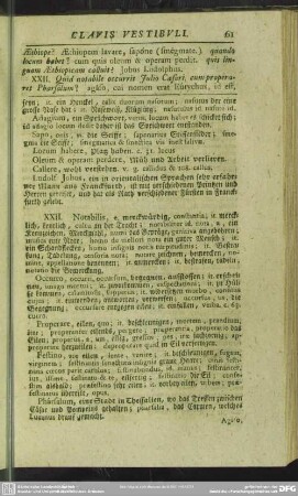 XXII. Quid notabile occurrit Julio Caesari, cum properaret Pharsalum?