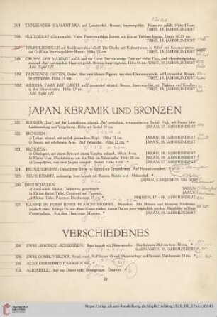 Verschiedenes (Nr. 328-331)