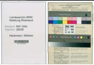 Entnazifizierung Wilhelm Heckmann , geb. 31.07.1902 (Bauaufseher)