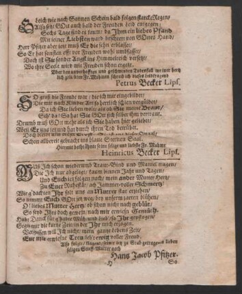 Gleich wie nach Sonnen Schein bald folgen starcke Regen/ [...]