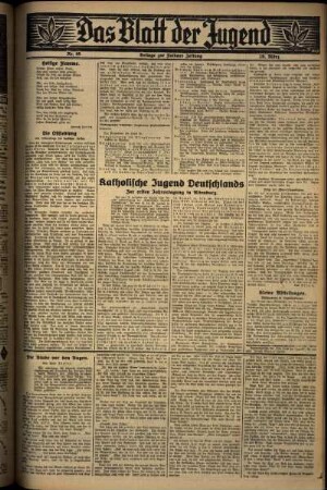 Zweite Ausgabe vom Mittwoch, den 19. März 1930.