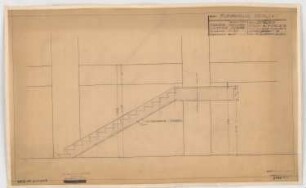 Haus des Rundfunks, Berlin-Charlottenburg: Großer Lichthof, Treppe, Schnitt A-B 1:20