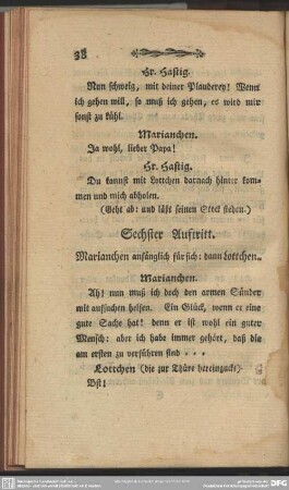 Sechster Auftritt [Siebender Auftritt]