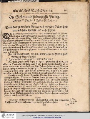 Die Sieben und siebenzigste Predig