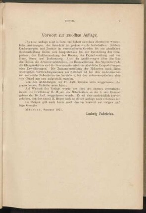 Vorwort zur zwölften Auflage.
