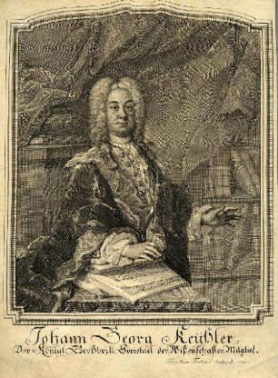Bildnis von Johann Georg Keyßler (1693-1743)