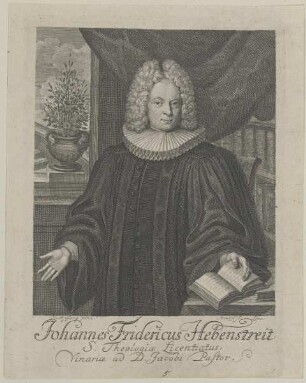 Bildnis von Johannes Fridericus Hebenstreit