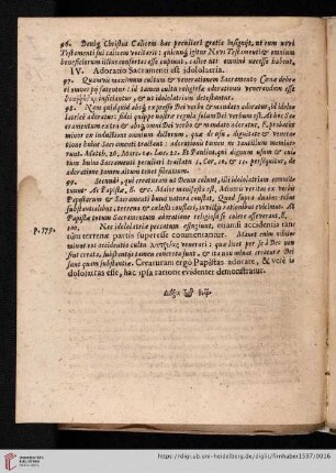 IV. Adoratio Sacramenti est idololatria