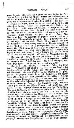 Parizeck, (Alr. Vincenz)
